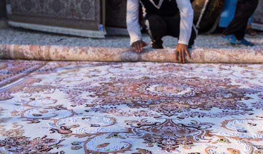 روش اصولی لول کردن قالی در قالیشویی مصباح کرج